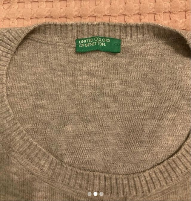 Jersey Benetton niño T/14 gris