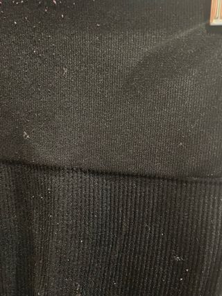 Mallas negras acanaladas