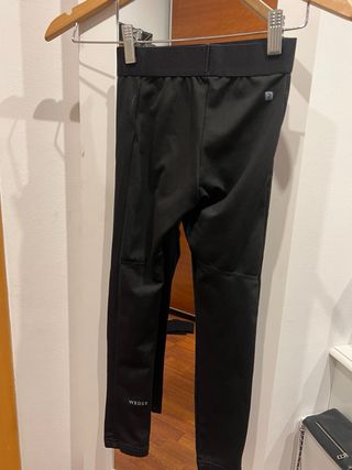 Mallas negras acanaladas