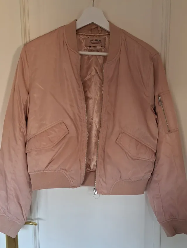 Bomber rosa mujer Pull&Bear