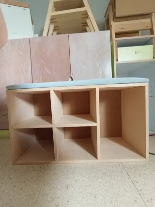 Banqueta organizadora aglomerado