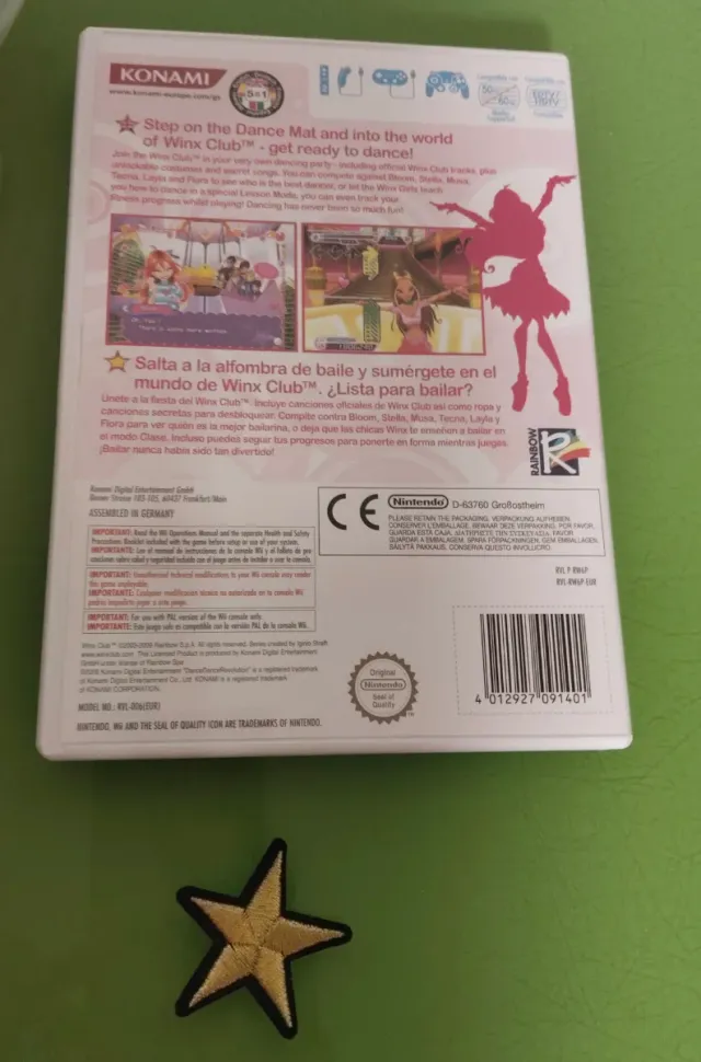 Alfombra Dance Dance Revolution Winx Club Wii