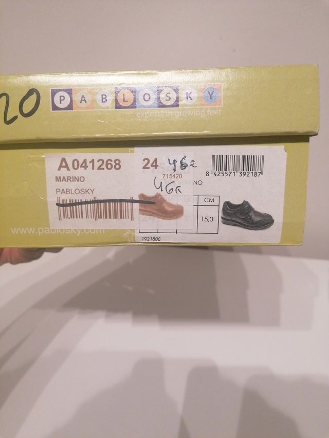 Zapatos Pablosky Talla 24