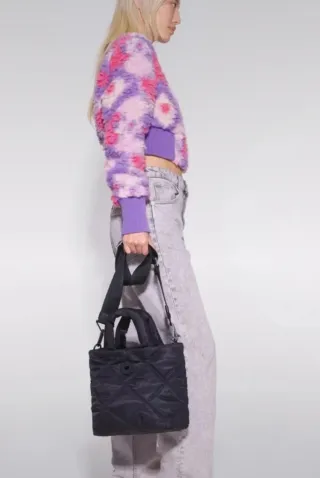 Bolso Bimba y Lola negro acolchado