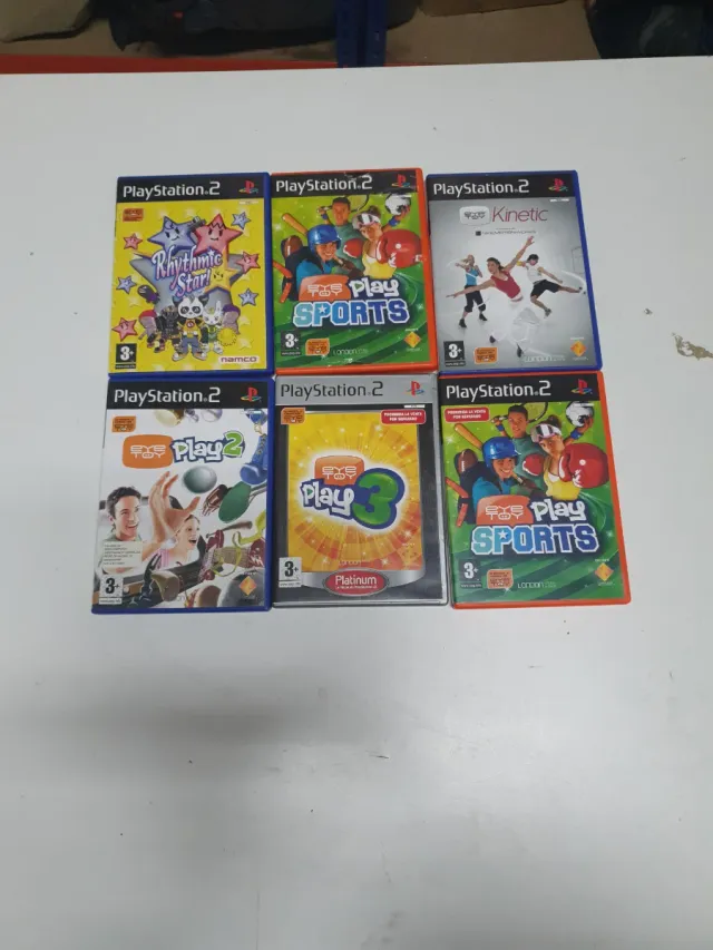 Pack de 6 juegos de Eye Toy PS2