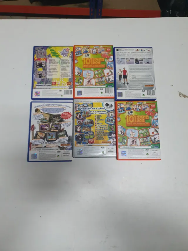 Pack de 6 juegos de Eye Toy PS2