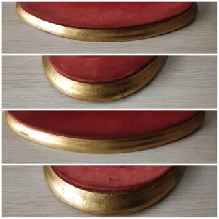 ANTIGUAS PEANAS DE MADERA Y TERCIOPELO 15€ 17€ 35€