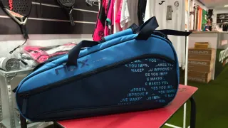 Paletero de pádel azul