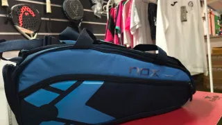 Paletero de pádel azul