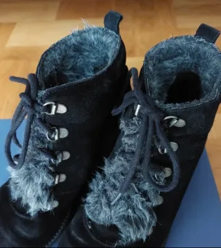 Botines serraje negro (N°38)