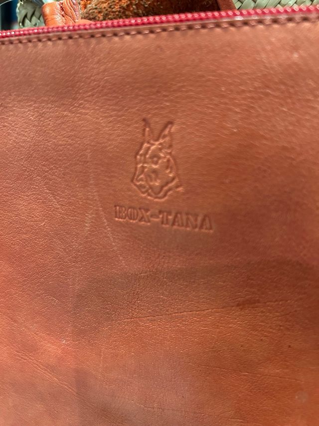 Bolso bandolera piel rojo con detalle aro