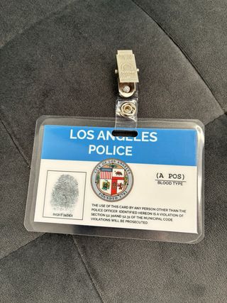 Prop Replica Tesserino LAPD Martin Riggs