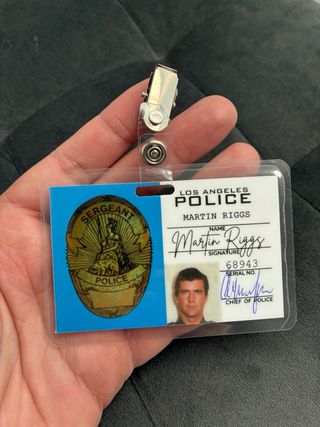 Prop Replica Tesserino LAPD Martin Riggs