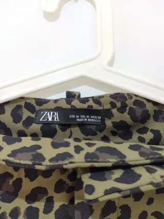 Shorts Zara estampado animal print