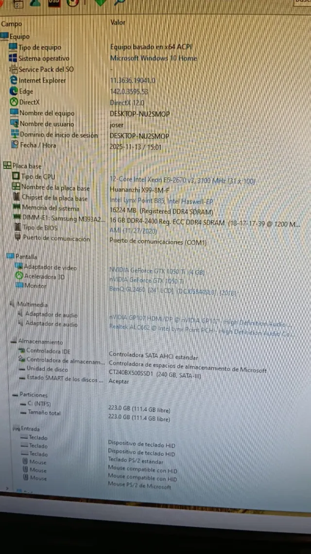 Ordenador Gaming Completo + Pantalla 24 BenQ + 2.1