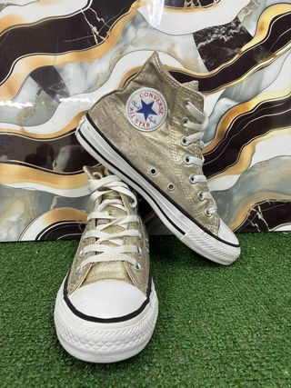 Converse All Star oro glitter tg 37