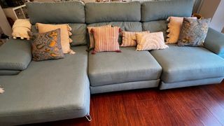 Sofá Chaise Longue con Asientos Extraíbles