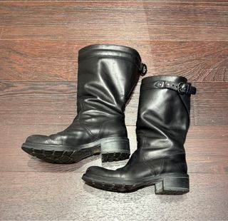 Stivali Biker Hogan Pelle Neri