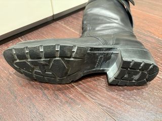 Stivali Biker Hogan Pelle Neri