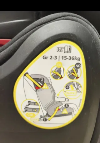 Silla de auto Grupo 2/3 con ixofit