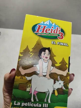 3 Películas Heidi VHS (Español)