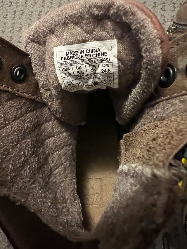 Botas de piel Reef marrones