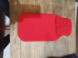 Bolsa de agua caliente decorada.