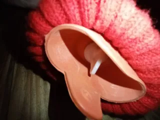 Bolsa de agua caliente decorada.