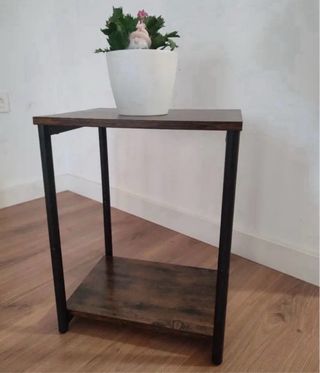 Mesa auxiliar 2 niveles madera