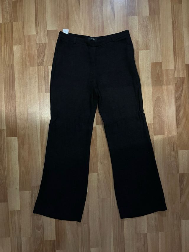Pantalón elegante negro mujer