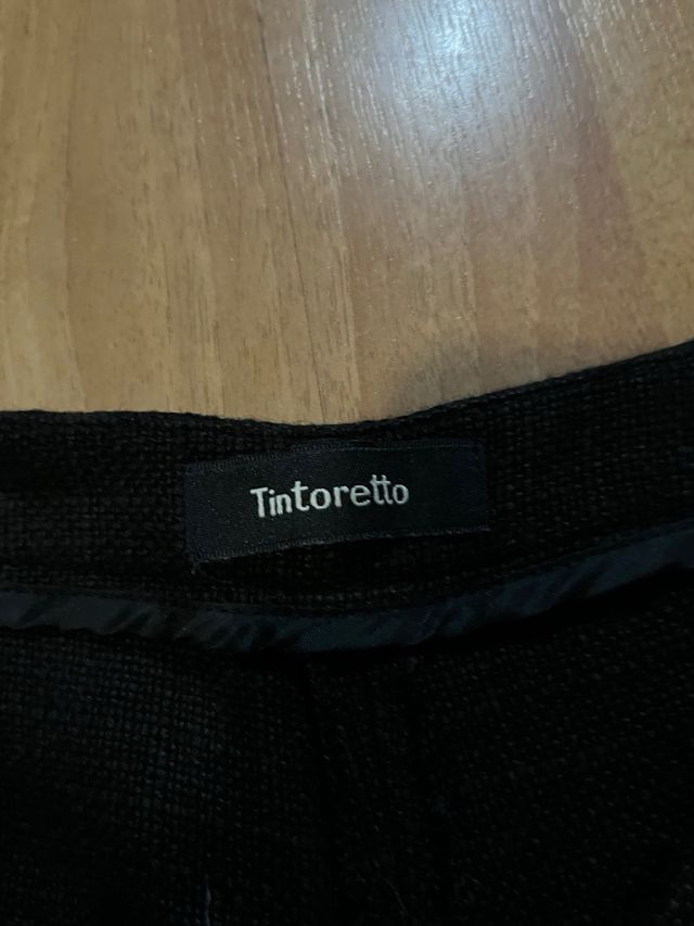 Pantalón elegante negro mujer