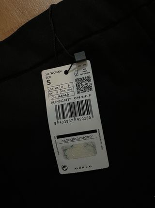 Pantalones de vestir negros mujer