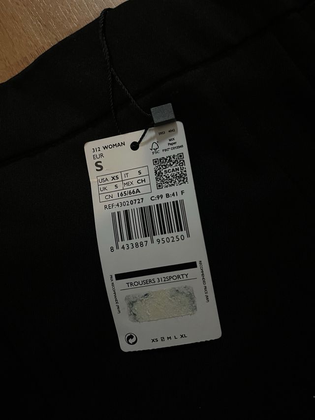 Pantalones de vestir negros mujer