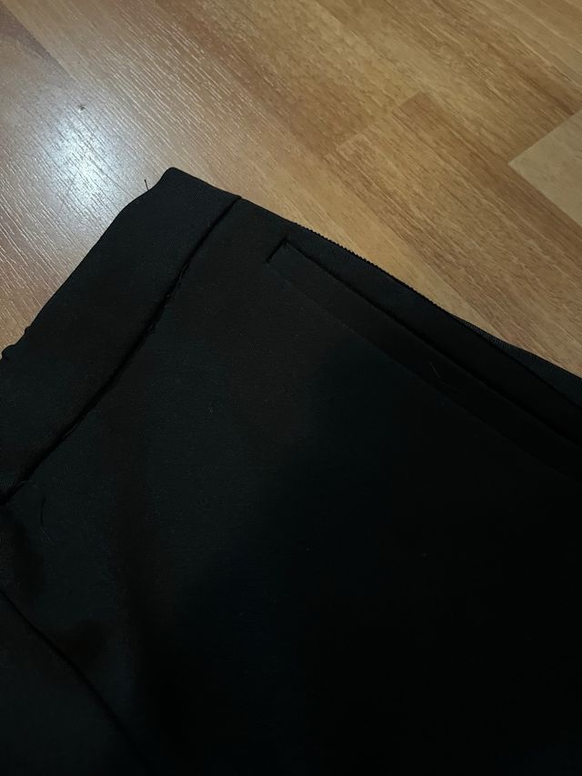 Pantalones de vestir negros mujer
