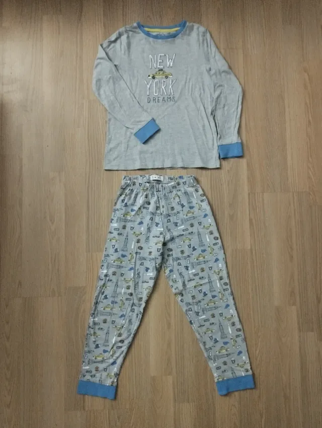 Pijama niño gris New York Dreams