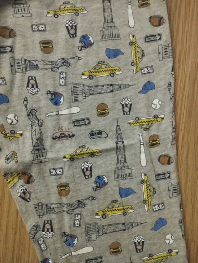 Pijama niño gris New York Dreams