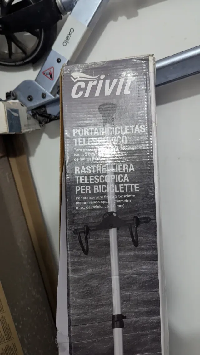 Colgador bicicletas Crivit telescópico