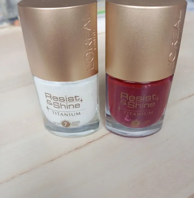 Lote 2 Esmaltes L'Oréal Resist & Shine