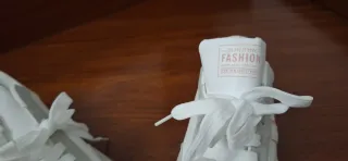 Sapatilhas Senhora Rosa e Branco