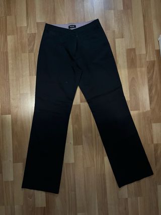 Pantalones elegantes hombre negros