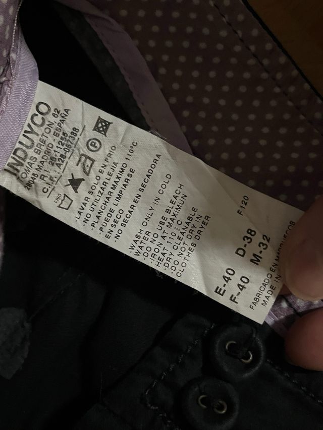 Pantalones elegantes hombre negros