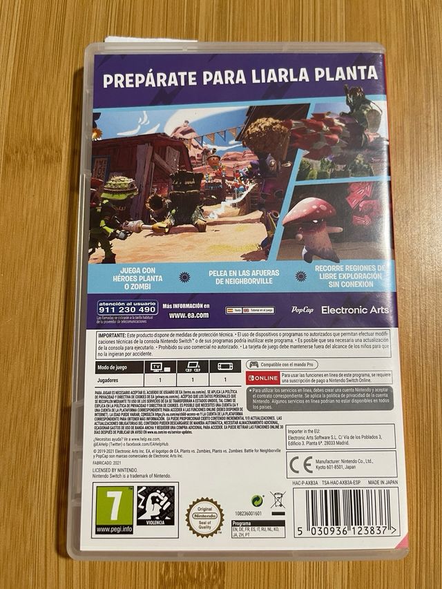 Plants vs Zombies Battle for Neighborville Switch