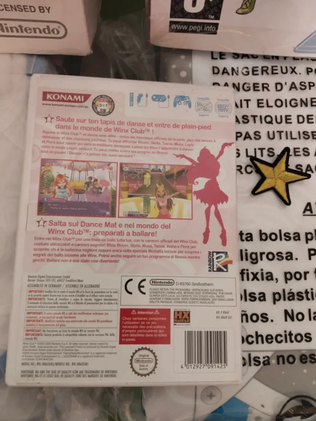 Pack 2 alfombras Konami Dance Dance Revolution Wii