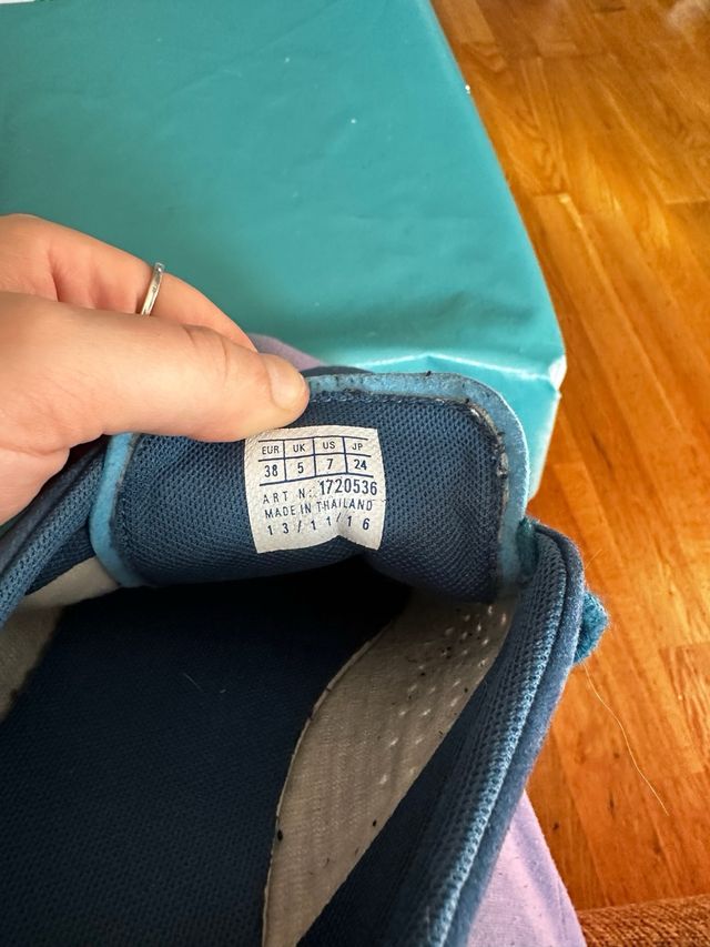 Zapatillas Le Coq Sportif aterciopeladas talla 38