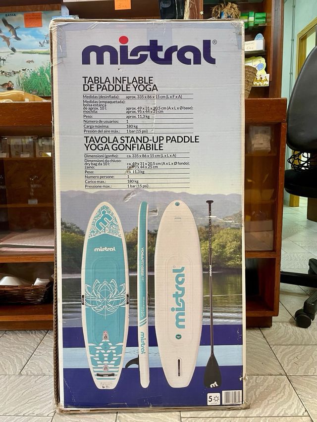 Tabla Paddle Surf Yoga Inflable Mistral