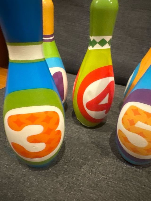 Juego de bolos infantil con números