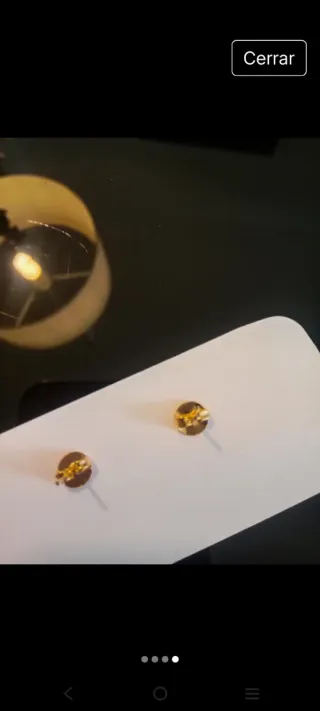 Pendientes Corazón VINUESA Oro Multicolor