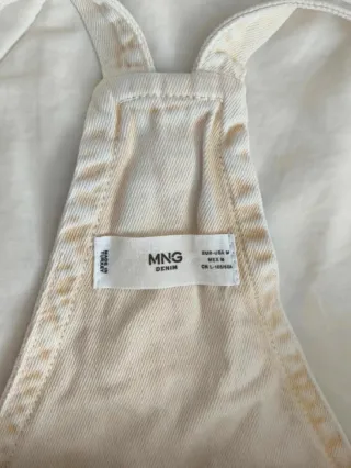 Peto Mango botones color crema/amarillo