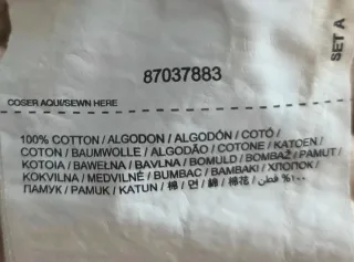 Peto Mango botones color crema/amarillo