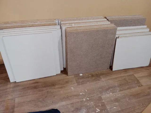 Placas de lana de roca desmontables